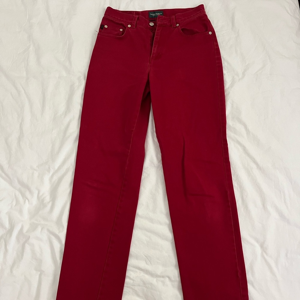 Beautiful Vintage Ralph Lauren red jeans